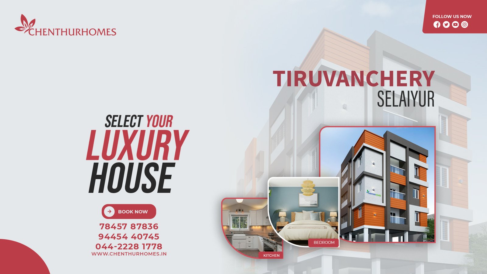 Tiruvanchery Selaiyur luxury apartment